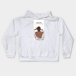 Good morning girl Kids Hoodie